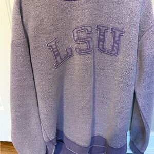 Pressbox Purple Graphic Sweatshirt